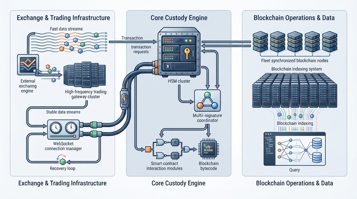 An illustration explaining the key ideas of hsm crypto custody